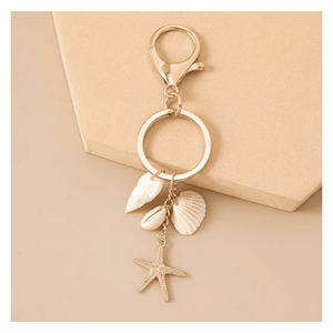 Seashell Keychain handcrafted real seashell material intended <b>for</b> souvenir keyring use and gift item <b>sales</b> Vietnam - Product Image 2