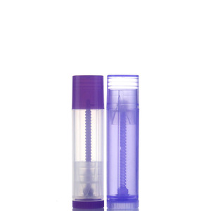 En stock <span class=keywords><strong>Tube</strong></span> de rouge à lèvres <span class=keywords><strong>rond</strong></span> de luxe de 5ml bouchon à vis en <span class=keywords><strong>plastique</strong></span> PE 100pcs vide mini emballage cosmétique rotatif - Product Image 6