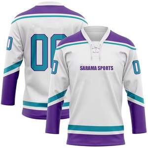 เสื้อกีฬาฮอกกี้น้ำแข็งสำหรับผู้ชายเสื้อเจอร์ซี่น้ำแข็งพิมพ์โลโก้ตามสั่ง - Product Image 1