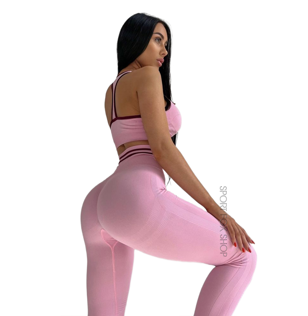 Wholesale Fitness Yoga Wear 2 Piece Active Wear Set Women Gym Multi Strap Open Back Sports Bra Front Cross Over Mini Shorts Set