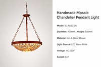 Lustre suspendu vintage en fer forgé de style arabe, réglable en hauteur, taille moyenne, ajouré, fait main, pour salle de bain