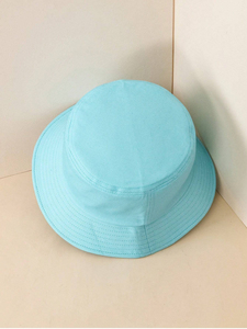 Wholesale Yellow Straw Hat Outdoor <b>Sunscreen</b> Beach Sun Hat Custom Bucket Hat Embroidery logo for Kids Adults And Women - Product Image 2