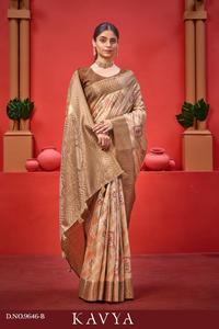 Dernier Créateur Georgette Banarasi Soie Saree Fab Zone Haute Qualité Robe Douce Femmes avec Fantaisie Lehenga Choli Salwar Kameez - Product Image 6