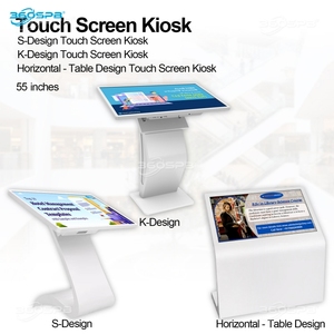 360spb itk55s ngang quảng cáo Máy sàn truy vấn Máy tất cả trong một máy màn hình cảm ứng kiosk cho tự phục vụ hiển thị - Product Image 3