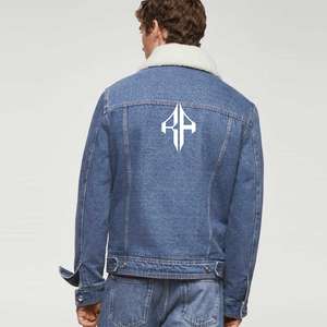 Nuevo Top 2025 RIVIAN ATLANTIC Hombres 100% Algodón Alta calidad Stand Collar Invierno Denim Chándal Color personalizado Servicio OEM/ODM - Product Image 2