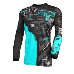 Maillot de motocross par sublimation Maillot de course BMX Maillot de course Personnalisé Respirant Impression sans décoloration Numéro de nom personnalisé et logos DOWNHILL MTB MX - Product Image 3
