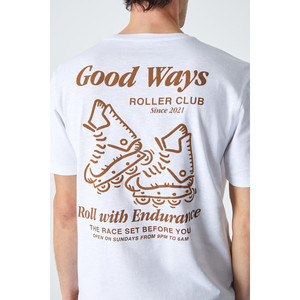 GRIMELANGE ROLL เสื้อยืดผู้ชายพิมพ์ลายผ้าฝ้ายออร์แกนิก 100% ทรงสวมใส่สบาย - Product Image 4