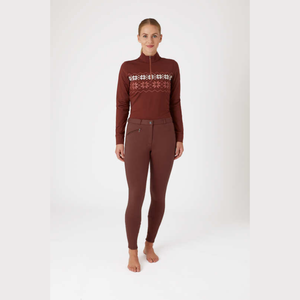 Jodhpurs et culottes en nylon haut de gamme personnalisables Collants équestres pour femmes pour l'équitation Produit de haute qualité - Product Image 4