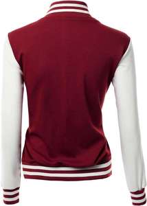 Nouvelle veste universitaire personnalisée à la mode pour femmes Fabricant professionnel Design unique Vestes universitaires pour femmes en vente - Product Image 2
