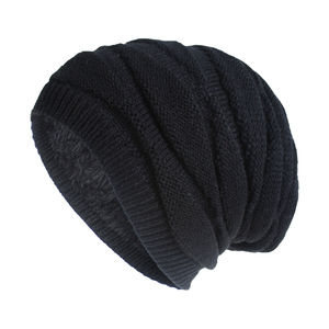 Gorro de Lana 100% Unisex, Transpirable e Impermeable para Invierno - Diseño Personalizable, Estilo Urbano, Patrón a Cuadros/Liso - Product Image 2