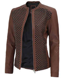 Vestes élégantes et à la mode pour femmes, veste en cuir, vêtements d'extérieur décontractés, fournisseur OEM ODM, vente en gros directe de l'usine - Product Image 5