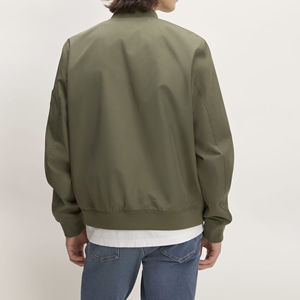 Chaquetas Bomber de Color Sólido, Nueva Llegada, Chaqueta Acolchada de Alta Calidad, Chaqueta Bomber de Invierno Personalizada para Hombre, Servicio OEM - Product Image 6