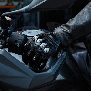 Guantes de moto para hombre al por mayor con diseño personalizado función transpirable OEM disponible - Product Image 4