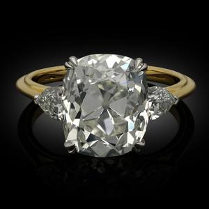 Anillo de Compromiso de Oro de 14K con Corte Radiante, Anillo de Diamante CVD Cultivado en Laboratorio de Alta Calidad y Estilo Clásico, Certificado IGI, Anillos Finos para Hombre - Product Image 6