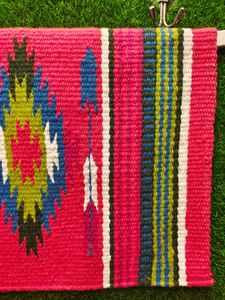 Western Show Horse Saddle Blanket Diseño de Nueva Zelanda Manta de sillín de lana hecha a mano Top Wool Saddle Pad Size - Product Image 4