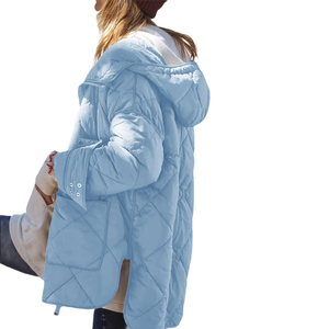 Veste matelassée pour femme, vêtements d'hiver respirants, couleurs personnalisées, taille et logo, veste matelassée pour femme à vendre, nouvel arrivage - Product Image 5
