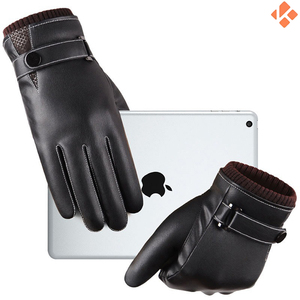 Gants de protection des mains avec doigts en cuir souple Gants d'habillage multi-usages pour hommes - Product Image 3