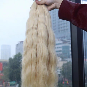 Extensions de cheveux en vrac les plus vendues 100% cheveux bruts Double noyade 100 grammes Couleurs foncées 24 pouces - Product Image 1