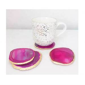 Tapete de ágata con forma Irregular para taza de té, almohadillas de estilo antiguo, hecho a mano, posavasos de vidrio para el hogar - Product Image 2