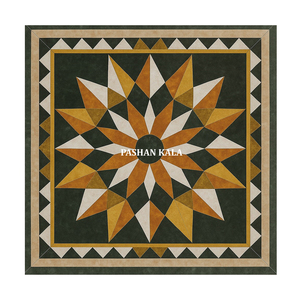 Dessus de table en marbre noir de forme carrée Meilleure qualité Conception unique Couleur noire et belle surface Table à manger utilisée dans l'appartement - Product Image 1