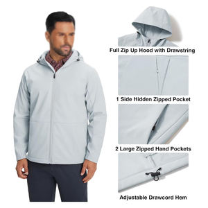 Blouson Bomber matelassé d'automne-hiver, doux, confortable, léger, respirant, vêtement d'extérieur, logo frontal, ajustable pour homme - Product Image 3