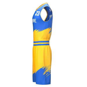 Uniforme de Baloncesto Personalizado al por Mayor, Jersey y Pantalones Cortos Sublimados de Élite, Ropa Deportiva de Equipo, Secado Rápido, Transpirable, Diseño Atlético - Product Image 4