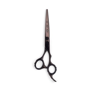 Tijeras de peluquero afiladas negras de alta calidad para la venta profesional de belleza OEM para salón y uso personal - Product Image 5