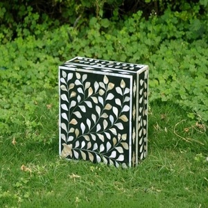 Branded Classic Mother of Pearl Jewelry <b>Box</b> Wood/Bone/Glass/PC Material for Home & Bedroom Storage As a Gift <b>Box</b> <b>Pack</b> in Carton - Product Image 4