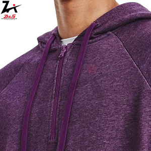 Sudadera con capucha de manga larga con cremallera de medio cuarto para invierno y otoño, sudadera informal con estampado personalizado para hombres y mujeres, Otoño Invierno, mantener el calor - Product Image 6