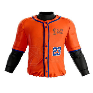 Uniforme de Béisbol Personalizado Completo y Transpirable 100% Poliéster para Hombre, Incluye Camiseta y Pantalón con Logotipo Personalizado en Color Personalizado - Product Image 3