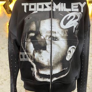 Nouveau prix chaud qualité supérieure la plus demandée fermeture éclair sweat à capuche bouffée imprimé fabriqué en usine pas cher sweats à capuche hommes sweats à capuche - Product Image 2