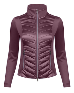 2023 Dernière conception équestre dames veste figue avec courtepointe et manches en polyester 4 voies tissu extensible fabricant OEM - Product Image 1