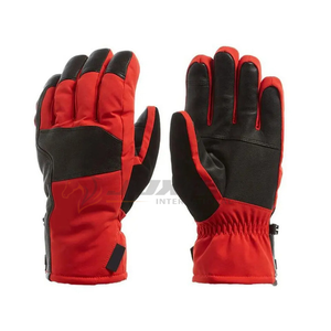Gants de ski en cuir durables et résistants à la neige, design ergonomique, isolation thermique complète des doigts pour l'hiver et l'extérieur. - Product Image 5