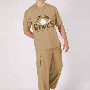 Ensemble de coopération imprimé à la mode et confortable pour hommes-Tissu de haute qualité-Idéal pour un usage quotidien - Product Image 4