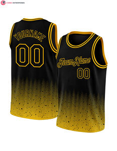 Maillot de basket-ball de mode de couleur personnalisée respirant et coutures à séchage rapide maillot de basket-ball de haute qualité - Product Image 2