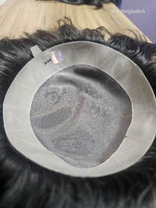 ผมแท้จากอินเดีย 100% คุณภาพสูง ทนทาน ทำด้วยมือ ลอน/หยิก ยาว 12A ปรับแต่งได้ ติดเทป ใช้งานง่าย สวมใส่สบาย เหมาะสำหรับผู้ชาย ดูเป็นธรรมชาติ - Product Image 4