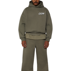 Sudaderas Extra Grandes para Hombre, 100% Algodón, Estilo Urbano, Holgadas, Ropa Deportiva, Chándal, Sudadera con Capucha - Product Image 2