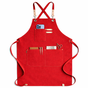 Factory Wholesale <b>Apron</b> Thickened Polyester Cotton Canvas <b>Apron</b> New Household <b>Kitchen</b> <b>Aprons</b> - Product Image 1