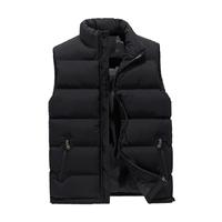 Penjualan laris ringan pria dan wanita harga murah diskon besar jaket Puffer tanpa lengan kustom musim dingin modis setengah lengan