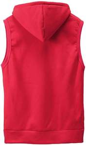 OEM Custom Logo High Quality Cotton Polyester Stylish Streetwear Men's Winter Sleeveless Hoodies Plus Size Essential Hot Sale - Product Image 2