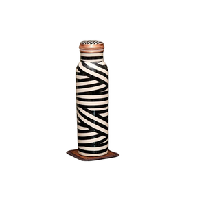 Accesorios Botellas de agua de cobre martillado hechas a mano Fabricante Botellas de agua personalizadas de cobre a prueba de fugas Yoga Fitness - Product Image 5