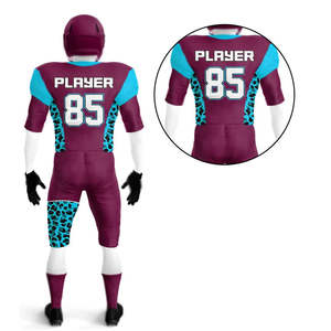 Uniformes de fútbol americano de alta calidad para jóvenes y adultos Ropa de equipo de manga corta de Pakistán OEM Aceptado Nuevo diseño - Product Image 3