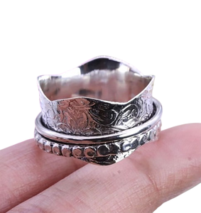 แหวนเงิน925ธรรมดาแหวนทุกวันแหวน KONT แหวนเรียบง่ายแหวนธรรมดาของขวัญแหวนมินิมอลสำหรับเด็กผู้หญิง - Product Image 1