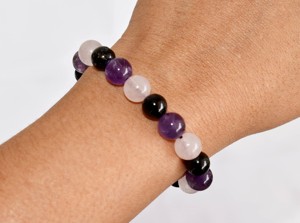 Wholesale Trending Empath Protection 8mm Round Beaded <b>Bracelet</b> Semi Precious Healing Crystal For Jewelry Meditation Fashion - Product Image 2