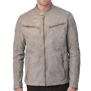 High Quality Leather <b>Jacket</b> Customized Logo Leather <b>Jacket</b> Fashion Clothing Leather <b>Jacket</b> for <b>Men</b> - Product Image 1