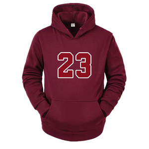 Sudadera con Capucha Extra Grande para Hombre, de Alta Calidad, 100% Algodón, Tejido de Punto Sólido, Mezcla de Lana, Hombros Caídos, Estampado, Invierno - Product Image 6