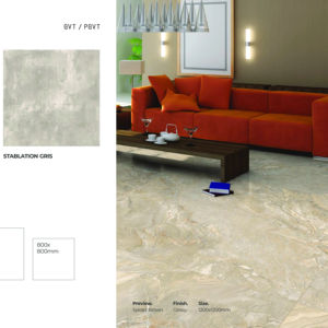 Dalles de sol et de mur en porcelaine brillante 1200x1200 Espaces de vie de luxe - Product Image 1