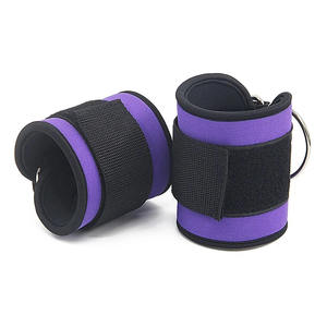 Sangles de cheville de gymnastique rembourrées en néoprène sur mesure avec logo et couleur personnalisés pour l'entraînement en salle d'haltérophilie et la sécurité du fitness - Product Image 5