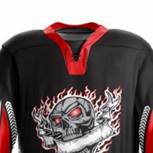 Uniforme de hockey sobre hielo hecho a medida de alta calidad 100% tela de poliéster precio razonable conjuntos de tarifa de fábrica estilo - Product Image 4