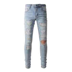 Jean recto transpirable para hombre: ligero y flexible, que ofrece comodidad y estilo superiores para ropa casual moderna - Product Image 3